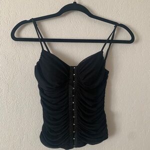 Moa Moa Black Corset Top
